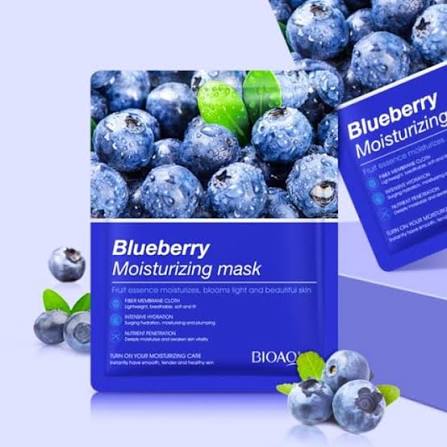 BIOAQUA Blueberry Moisturizing Face Sheet Mask