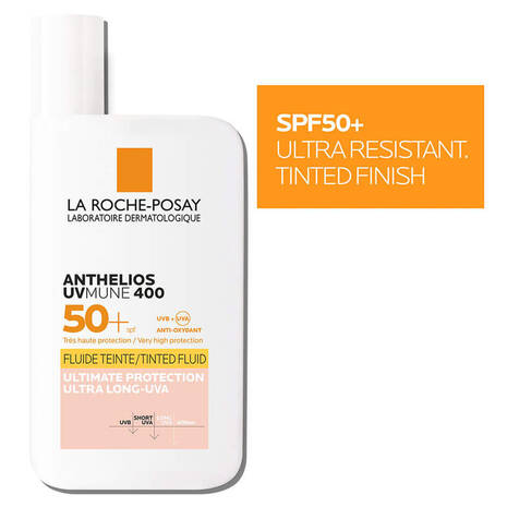 LA ROCHE-POSAY Anthelios Uvmune 400 Invisible Tinted Fluid Spf50+ Sun Cream 50ML