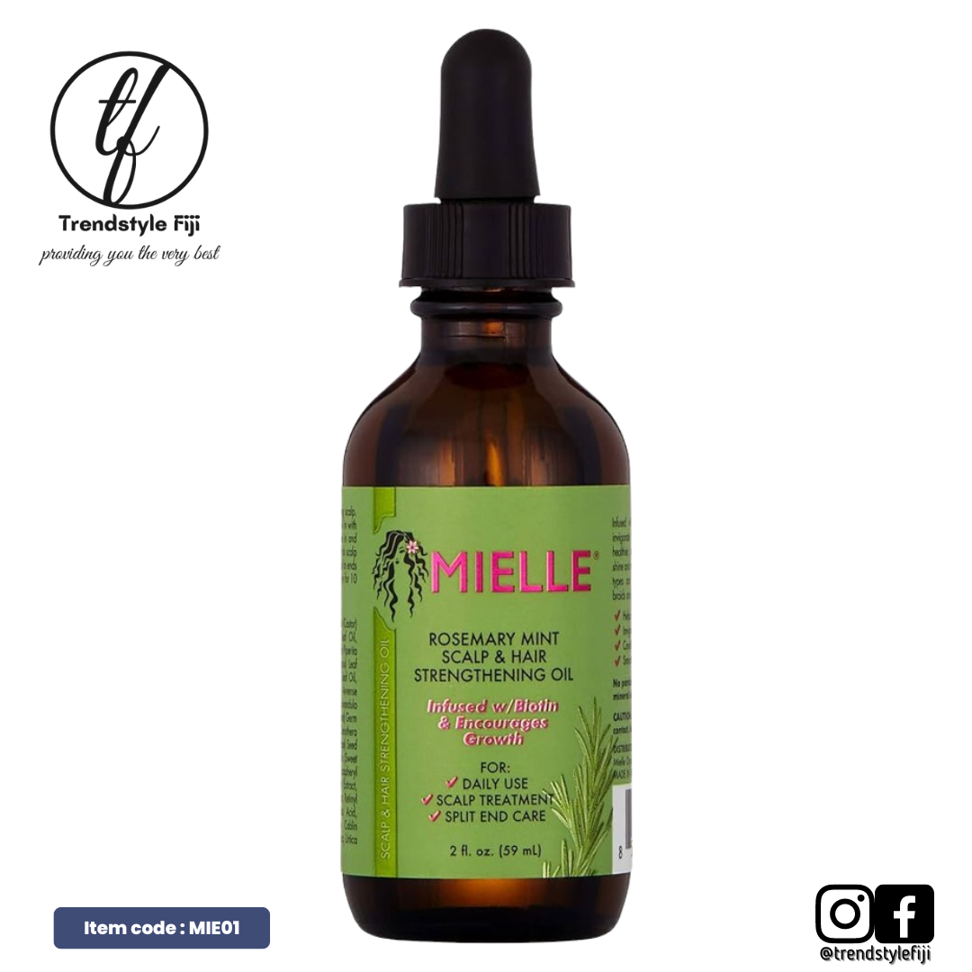 MIELLE Rosemary Mint Scalp & Hair Strengthening Oil (59ml/2 floz)