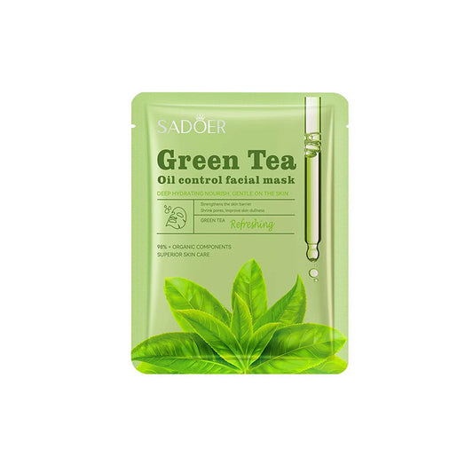 SADOER Green Tea Oil Control Facial Sheet Mask