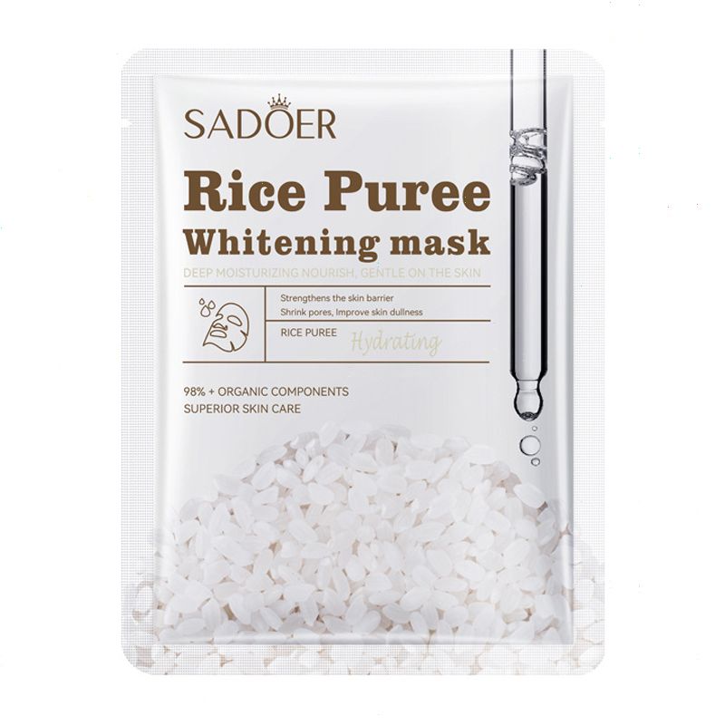 Sadoer Rice Puree Whiteing Facial Mask