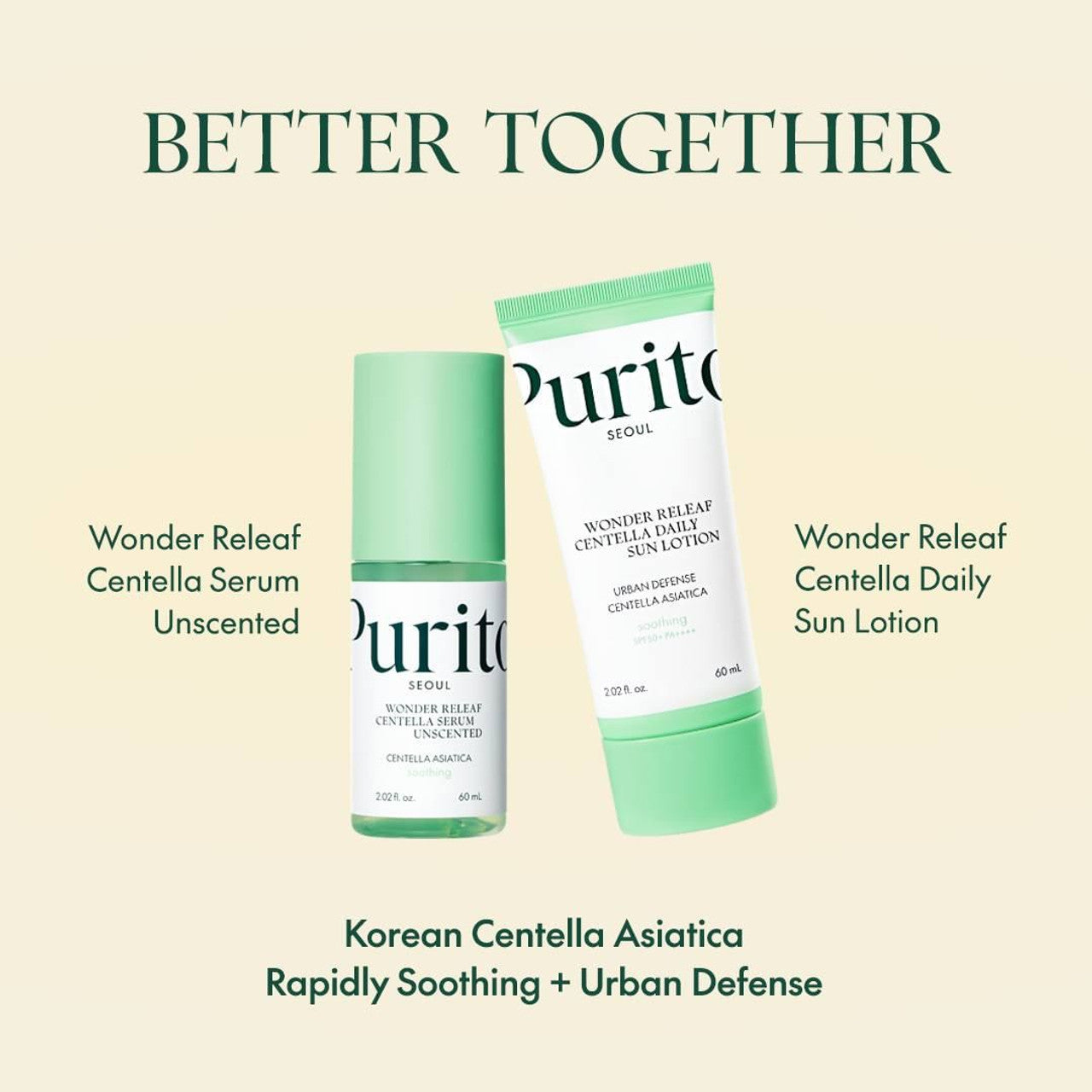 Purito SEOUL - Wonder Releaf Centella Serum Unscented 60ML