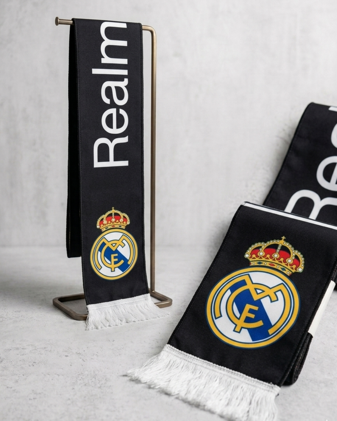 Real Madrid Football Scarf Collectible