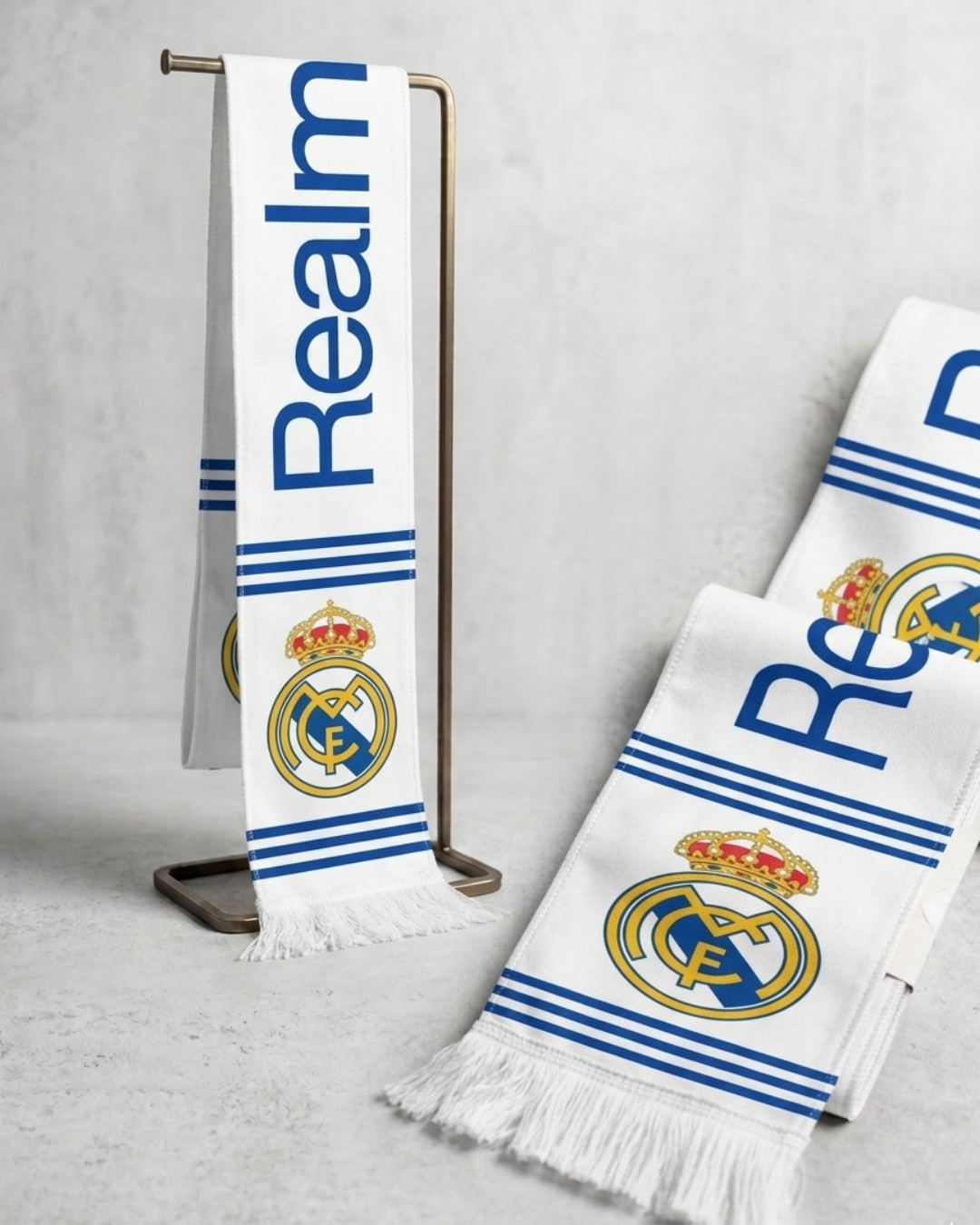 Real Madrid Football Scarf Collectible