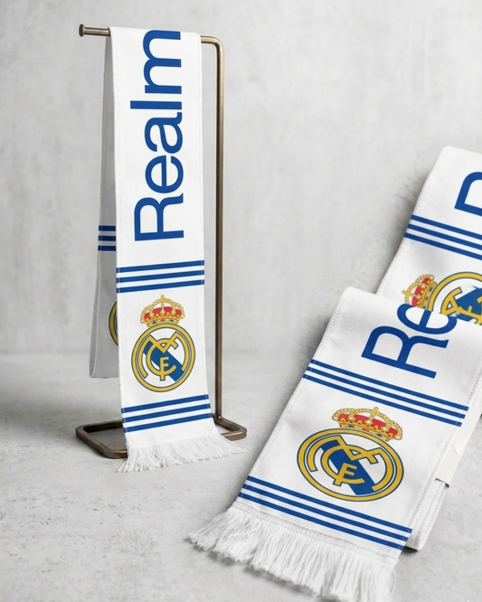 Real Madrid Football Scarf Collectible