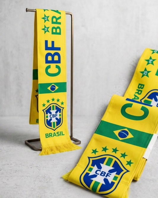 Brazil Football Scarf Collectible