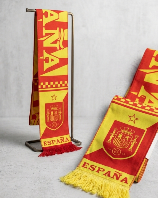 Spain Football Scarf Collectible