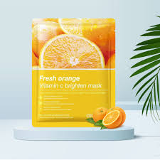 BIOAQUA Freshen Orange Vitamin C Brighten Face Sheet Mask