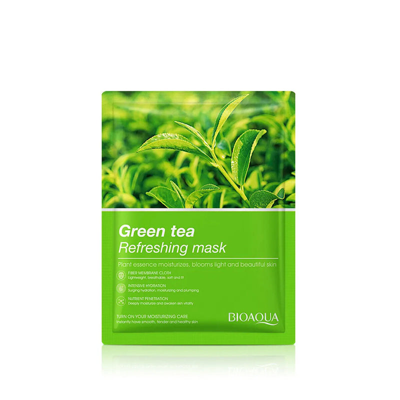 BIOAQUA Green Tea Refreshing Face Sheet Mask